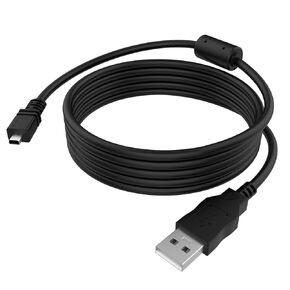 Replacement Camera USB Cable Photo Transfer Cord Compatible with Panasonic Lumix Camera DMC-ZS25 DMC-TZ35 ZS40 ZS50 TS30 FZ70 FT20 FS20 FX77 FX65 FX78 TZ8 TZ15 FX80 FX9 FX90 TZ24 & More (5.9 Feet)