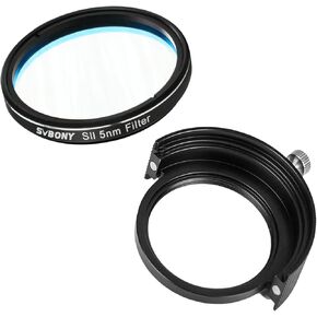 SVBONY SV226 Holder for Filter Drawer, Magnetic Filter Holder for SV226 Telescope Filter Drawer Bundle with SV227 2" Telescope Filter, SII 5nm Narrow-Band Filter for Deep Sky Astrophotography