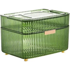 Wireless Router Box Wall-Mounted Shelf Bedroom Set-top Box Transparent Multi-Layer Multi-Functional Storage Box Cord Organizer Box Storage