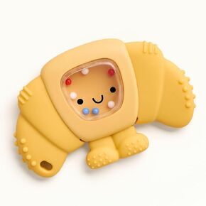 Itzy Ritzy Silicone Rattle & Teether (Croissant)