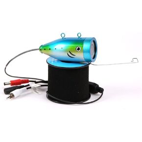 Underwater Fishing Camera Accessories, 80m/30m Cable, 12 LED IR Infrared or White LED, 1000TVL CMOS Camera for Fish Finder, Waterproof, Ideal for Ice & Sea Fishing