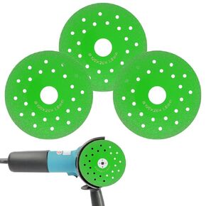 Rock Slab Grinding Disc 4 Inch, Ceramic Glass Cutting Disc, Rock Slab Flat Grinding Cutting Piece, 1.2 mm Diamond Blade for Angle Grinder (3PCS)