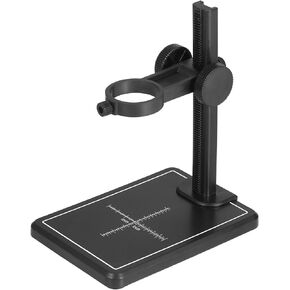 Microscope Stand, Mini Digital Microscope Stand Magnifier Camera Up and Down Adjustable Stand Holder Universal Support Bracket Large Base with Scales for Digital Microscope