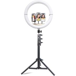 14-inch LED Ring Light Dimmable Lighting Kit with 51-inch Light Stand, for Photo Studio LED Lighting Portrait Video Shooting