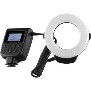 Macro Ringlight Flash with LED Display Compatible with FUJIFILM X-T5