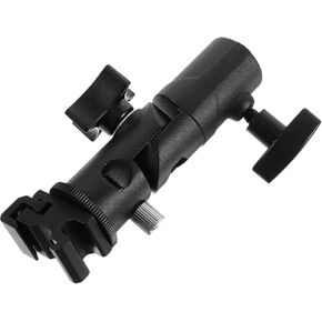 HOMSFOU Umbrella Swivel Holder Flash Bracket for Professional Photography Light Stand Compatible Cameras and Led Lights Vertical Horizontal Movement