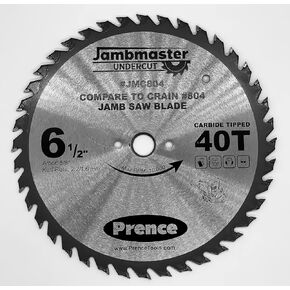 Alloy Steel with Carbide Teeth 60 Tooth Undercut Jamb Saw Blade, Compatible with Crain 800 & 810 Undercut Saws, Ideal for Vinyl Tile