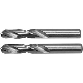 2 Pc 8.6mm HSS Screw Machine Drill Bits High Speed Steel Twist Straight Shank Flute