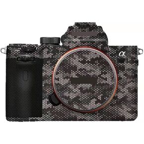 Coft Camera Camera Came Coats Coat Coat Finly Protection Film Protector Protector Cover for Sony A7II A7RII A7SII A7M2 (Snow Camouflage)