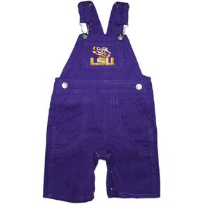 Creative Knitwear LSU Tigers Baby Overalls