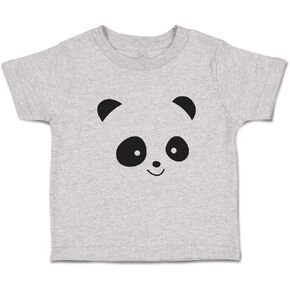 Toddler T-Shirt Cute Panda Bear Face and Head Cotton Ears Boy & Girl Clothes