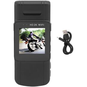 EBTOOLS 2K Ultra HD 128G Card Mini Clip Video, Wearable Body Worn Camera Cam with 180° Rotatable Clip1.54in Full C olor Screen Night Vision for Traveling Cycling Law Enforcement