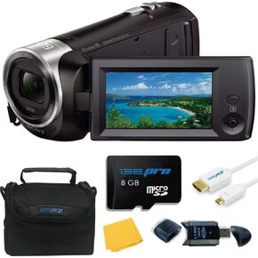 HDR-CX405 HD Handycam - Expo Basic Accessories Bundle