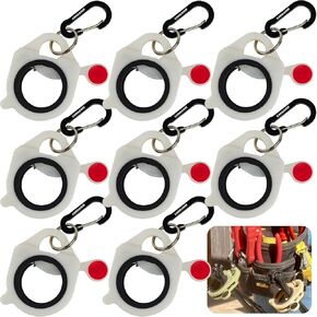 zip tie حامل الكابلات حامل الكابل منظم متعدد الألوان carabiner carabiner clip keychain clip on-include clip-reset clip high-visbibilit in Kuwait