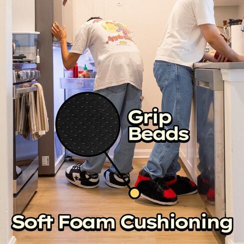 Yours 2 Keep Sneaker Slipper Collection - Soft Plush Sneakerhead Gifts Unisex One Size in Saudi Arabia