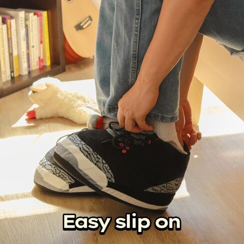 Yours 2 Keep Sneaker Slipper Collection - Soft Plush Sneakerhead Gifts Unisex One Size in Saudi Arabia
