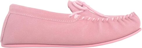 SNUGRUGS Grace Womens Suede Moccasins with Floral Cotton Inner and Rubber Sole in Saudi Arabia