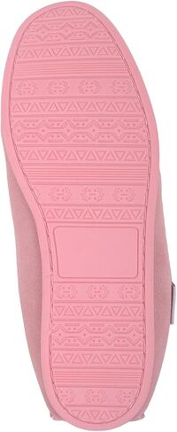 SNUGRUGS Grace Womens Suede Moccasins with Floral Cotton Inner and Rubber Sole in Saudi Arabia