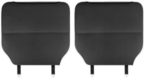 Car Rear Seat Kick Mats for Tesla Model X Waterproof Easy to Clean Durable Material Non-Slip Pet Friendly,Black in Saudi Arabia
