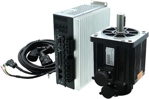 130SG M06025 220V 1.5KW 6NM 2500RPM NEMA52 AC Servo Motor Kit مع برنامج تشغيل XP200 DRAVER 2500LIN in Saudi Arabia
