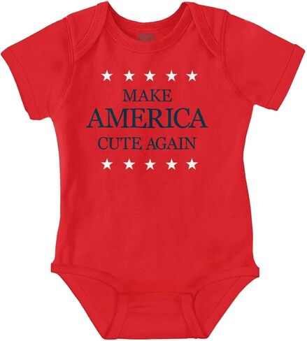 Brisco Brands Make America Cute Again Election Baby Romper Boys or Girls in Saudi Arabia