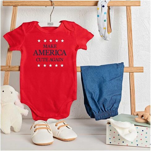 Brisco Brands Make America Cute Again Election Baby Romper Boys or Girls in Saudi Arabia
