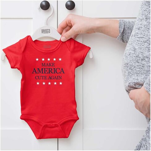 Brisco Brands Make America Cute Again Election Baby Romper Boys or Girls in Saudi Arabia
