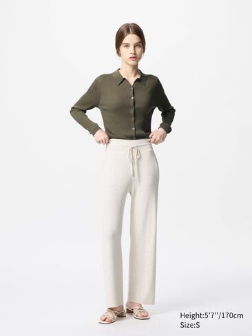 Uniqlo Washable Ribbed Knit Pants in Saudi Arabia