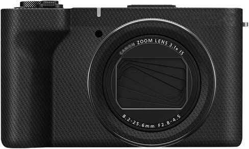 Anti-Scratch Camera Body Cover Sticker Protector for Canon PowerShot V1, V1 Camera Protection Decorative Stickers, Anti-Slide Grip Holder Skin Guard Shield - Shadow Black in Saudi Arabia