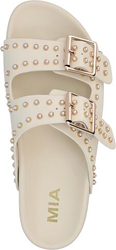 MIA Women's Brooklyn Studded Slide Sandals in Saudi Arabia