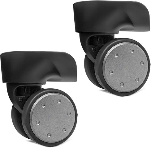 1PAIR LUGGAGE WEELS FIRCASE ROLDWARD HARWWARE ARNERSING 360 درجة سبينر العجلات الثقيلة in Kuwait