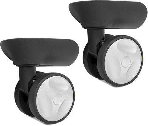 1PAIR LUGGAGE WEELS FIRCASE ROLDWARD HARWWARE ARNERSING 360 درجة سبينر العجلات الثقيلة in Kuwait