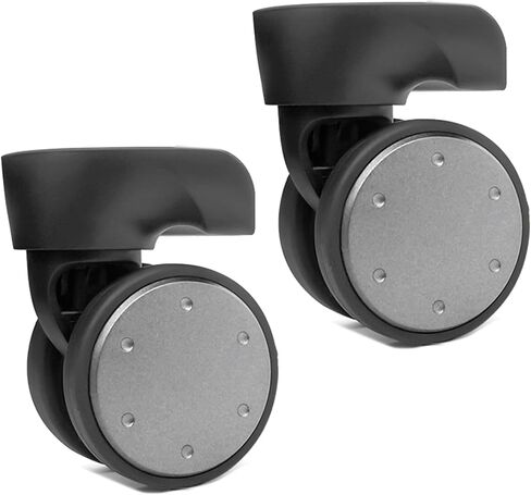 1PAIR LUGGAGE WEELS FIRCASE ROLDWARD HARWWARE ARNERSING 360 درجة سبينر العجلات الثقيلة in Kuwait
