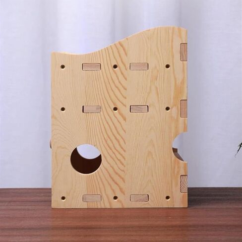 WiFi Router Storage Box,Router Shelf Wall Mount, Wooden Tidy Organiser Storage Rack Wall Hanging WiFi Router Modem Floating Shelves Home Decorative(B) in Kuwait