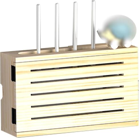WiFi Router Storage Box,Router Shelf Wall Mount, Router Storage Shelf for Storage of Wires, Routers, TV Set-Top Boxes Decorative Floating Shelf(A,31cm) in Kuwait