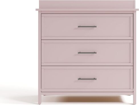 Graco Classic 3 Drawer Changing Table Dresser (Blush) - GREENGUARD Gold Certified Baby Dresser with Changing Table Top, Includes Interlocking Drawer System in Saudi Arabia
