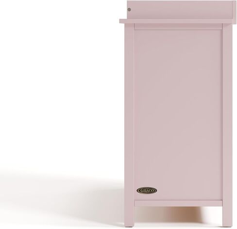 Graco Classic 3 Drawer Changing Table Dresser (Blush) - GREENGUARD Gold Certified Baby Dresser with Changing Table Top, Includes Interlocking Drawer System in Saudi Arabia