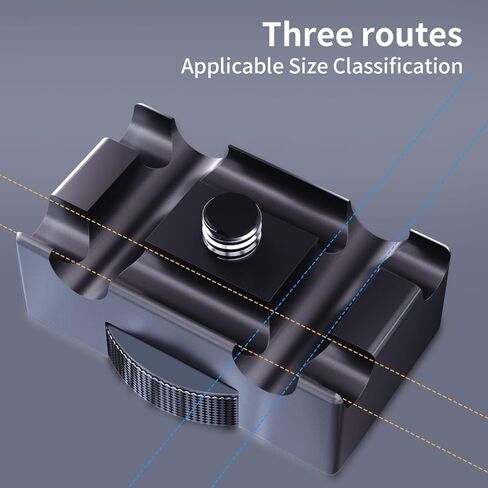 مشبك قفل كاميرا كاميرا ألومنيوم - USB/HDMI حامي مقطع سلك مع USB 16.4 قدم إلى كابل ميني 5 أسنان ، مشبك DSLR قابل للتعديل للمصورين (أسود) in Kuwait