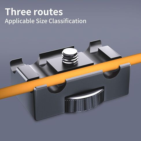 مشبك قفل كاميرا كاميرا ألومنيوم - USB/HDMI حامي مقطع سلك مع USB 16.4 قدم إلى كابل ميني 5 أسنان ، مشبك DSLR قابل للتعديل للمصورين (أسود) in Kuwait