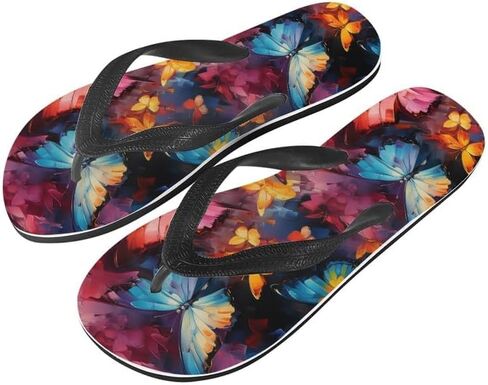 Women Camouflage Flip Flop Sandal, Sunflower Tulip Summer Lightweight Slippers Print Hawaii Holiday Thong Sandals in Saudi Arabia