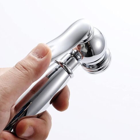 Handheld Toilet Bidet, Cloth Diaper Sprayer Bidet Faucet Mixer Tap, 1.5m 304 Stainless Steel Shower Pipe, ABS Shower Base,Chrome(Rose Gold) in Saudi Arabia