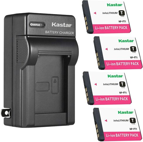 Kastar 2-Pack Battery and AC Wall Charger Replacement for Sony Cyber-Shot DSC-M1, Cyber-Shot DSC-M2, Cyber-Shot DSC-T1, Cyber-Shot DSC-T3, Cyber-Shot DSC-T3/B, Cyber-Shot DSC-T3S, Cyber-Shot DSC-T5 in Kuwait