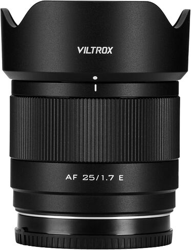 VILTROX 25mm F1.7 Auto Focus Lens APS-C E-Mount Large Aperture Camera Lens for E-Mount Camera a6600 a6700 ZV-E10 FX30 FX3 A7C A7RII A7SIII A7II A7III A7RIII A7IV A7RIV A7RV A9 ZVE1 A7CR in Kuwait