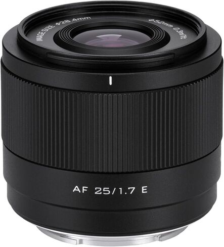VILTROX 25mm F1.7 Auto Focus Lens APS-C E-Mount Large Aperture Camera Lens for E-Mount Camera a6600 a6700 ZV-E10 FX30 FX3 A7C A7RII A7SIII A7II A7III A7RIII A7IV A7RIV A7RV A9 ZVE1 A7CR in Kuwait