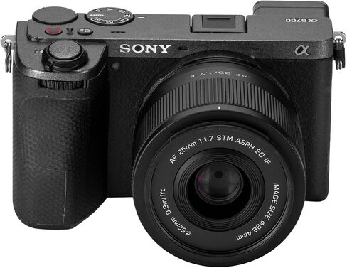VILTROX 25mm F1.7 Auto Focus Lens APS-C E-Mount Large Aperture Camera Lens for E-Mount Camera a6600 a6700 ZV-E10 FX30 FX3 A7C A7RII A7SIII A7II A7III A7RIII A7IV A7RIV A7RV A9 ZVE1 A7CR in Kuwait