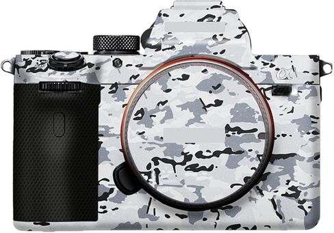 Anti-Scratch Camera Skin Wrap Sticker Coat Vinly Protective Film Body Protector Decals Cover for Sony A7II A7RII A7SII A7M2(Snow Camouflage) in Saudi Arabia