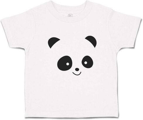 Toddler T-Shirt Cute Panda Bear Face and Head Cotton Ears Boy & Girl Clothes in Saudi Arabia