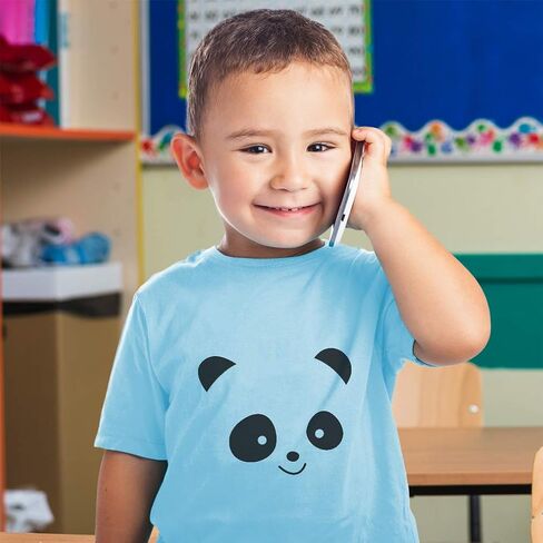 Toddler T-Shirt Cute Panda Bear Face and Head Cotton Ears Boy & Girl Clothes in Saudi Arabia