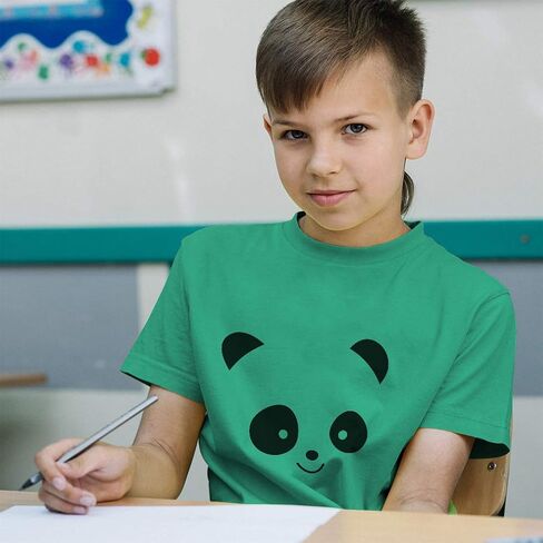 Toddler T-Shirt Cute Panda Bear Face and Head Cotton Ears Boy & Girl Clothes in Saudi Arabia