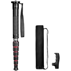 Carbon Fiber Portable Camera Monopod 61 Inch for Photography 10kg Load Capacity